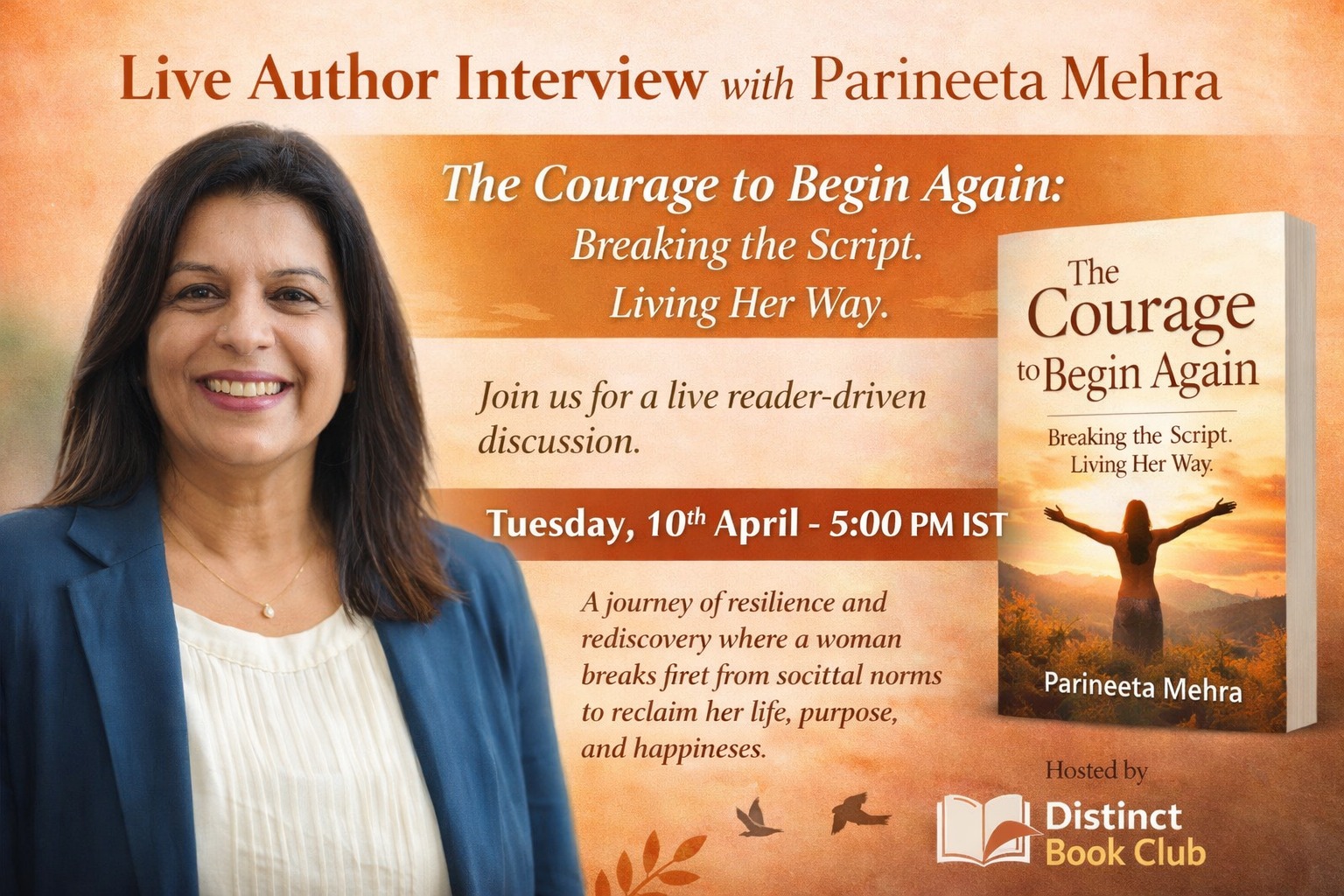 The Courage to Begin Again by Parineeta Mehra